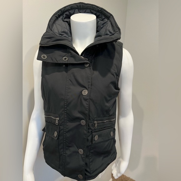 Aether Jackets & Blazers - NWOT Aether Vest Dark Gray Black Size 2